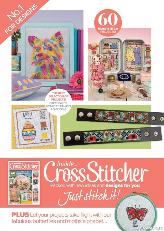 Коллекция вышивки в журнале «CrossStitcher №407 2024»