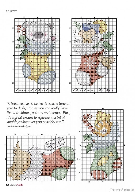 Коллекция вышивки в журнале «Ultimate CrossStitch Cards №58 2025»
