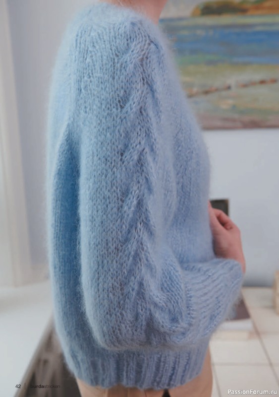 Вязаные модели в журнале «Burda Stricken №1 2022»
