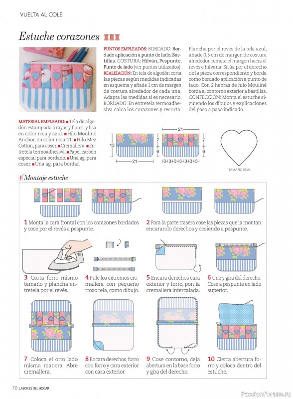 Коллекция проектов для рукодельниц в журнале «Labores del hogar №777 2024»