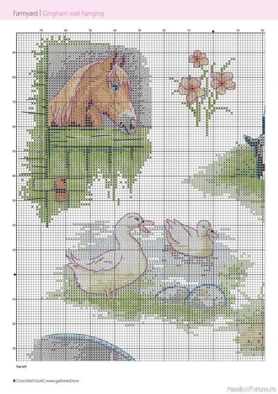 Коллекция вышивки в журнале «Cross Stitch Gold - Animal Collection 2023»