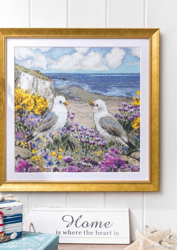 Коллекция вышивки в журнале «Cross Stitch Gold - Birds Collection 2024»