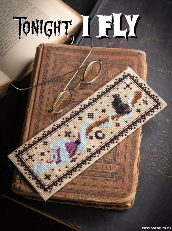 Коллекция вышивки в журнале «Just CrossStitch - Halloween 2025»