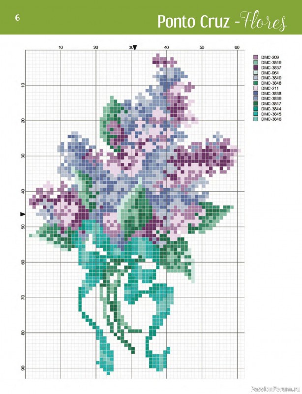 Коллекция вышивки в журнале «Ponto Cruz Flores - Outubro 2024»