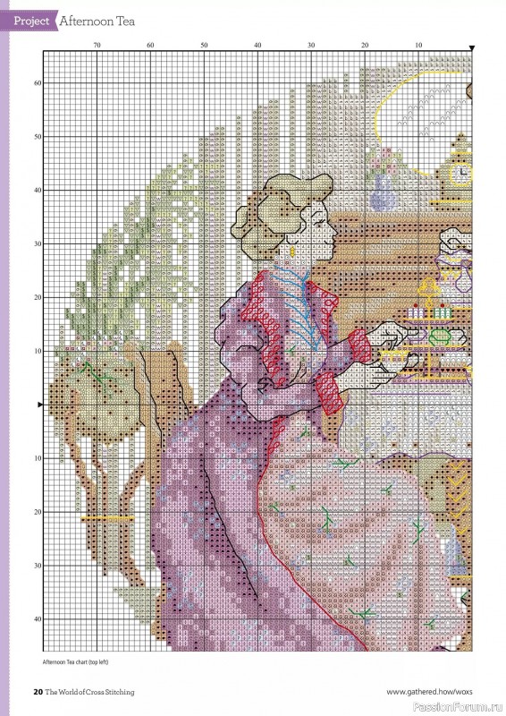 Коллекция вышивки в журнале «The World of Cross Stitching 342 2024»