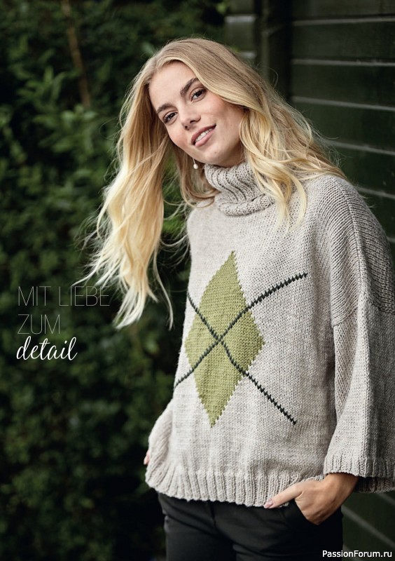 Вязаные модели в журнале «Burda Stricken №1 2020»