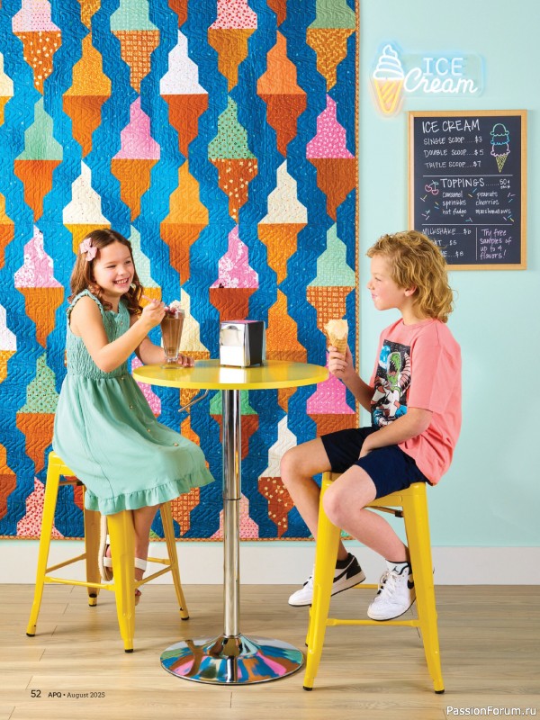 Коллекция проектов для рукодельниц в журнале «American Patchwork & Quilting №195 2025»