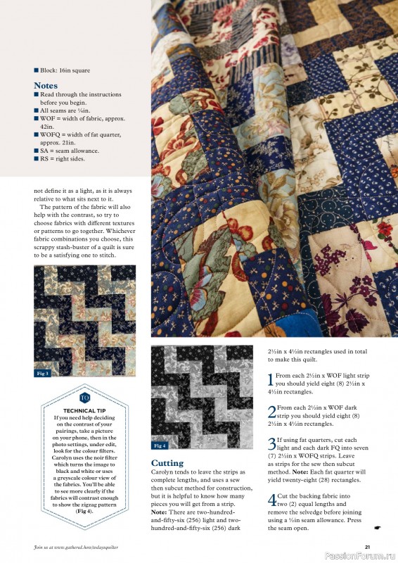 Коллекция проектов для рукодельниц в журнале «Todays Quilter №127 2025»