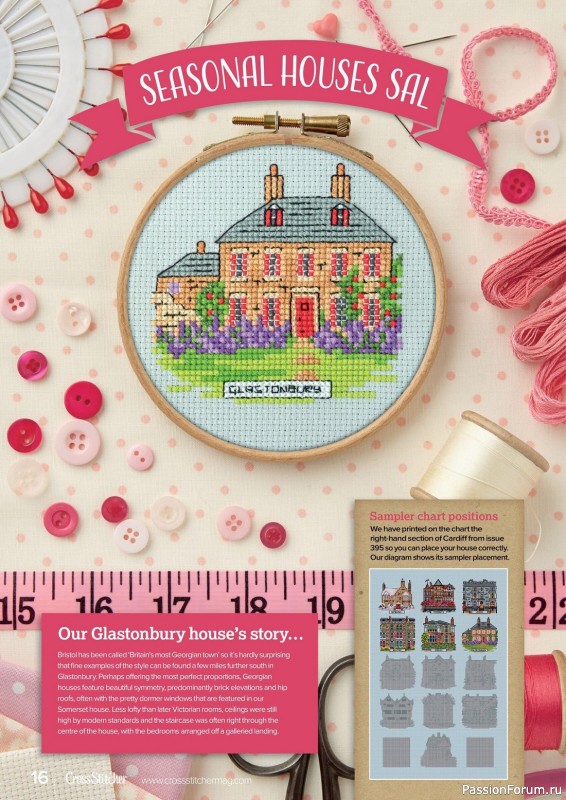 Коллекция вышивки в журнале «CrossStitcher №396 2023»