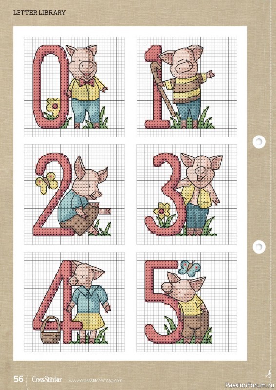 Коллекция вышивки в журнале «CrossStitcher №406 2024»