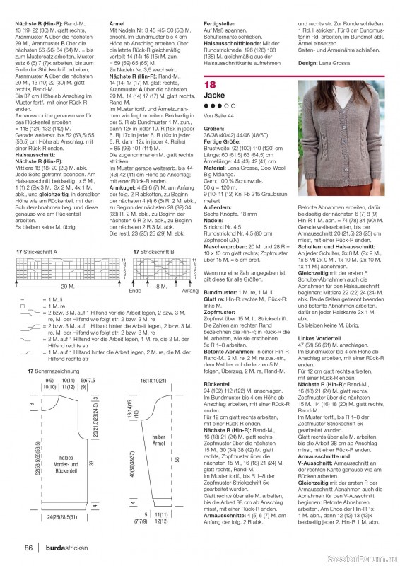 Вязаные модели в журнале «Burda Stricken №4 2020»