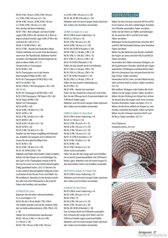 Вязаные проекты крючком в журнале «Amigurumi Magazin №21 2025»