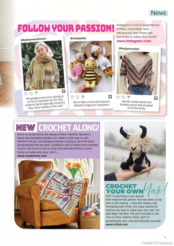 Вязаные проекты крючком в журнале «Crochet Now №118 2025»