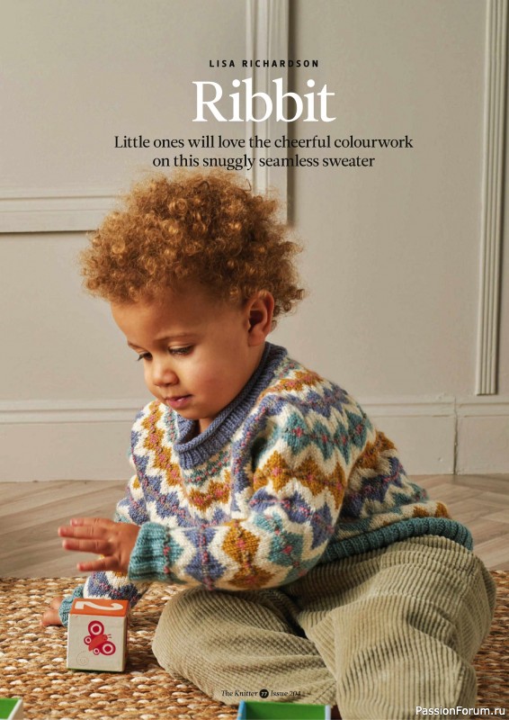 Вязаные проекты спицами в журнале «The Knitter №204 2024»