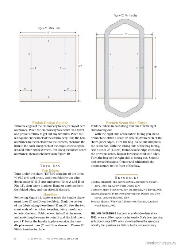 Коллекция проектов для рукодельниц в журнале «PieceWork - Fall 2023»