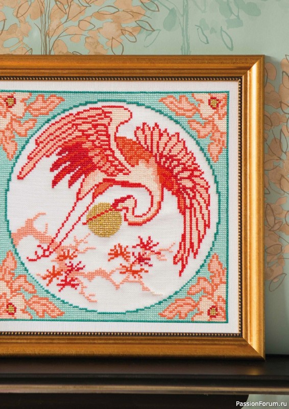 Коллекция вышивки в журнале «Cross Stitch Gold - Birds Collection 2024»