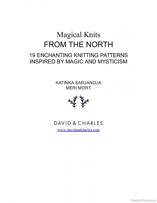 Вязаные проекты в книге «Magical Knits From The North»