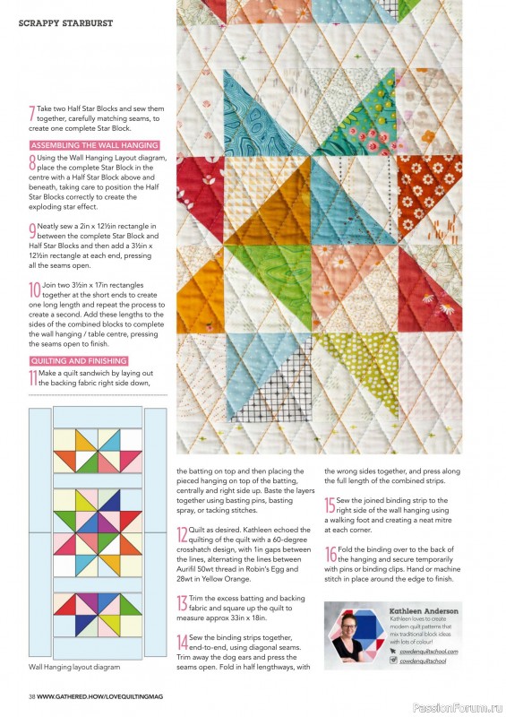 Коллекция проектов для рукодельниц в журнале «Love Patchwork & Quilting №144 2024»