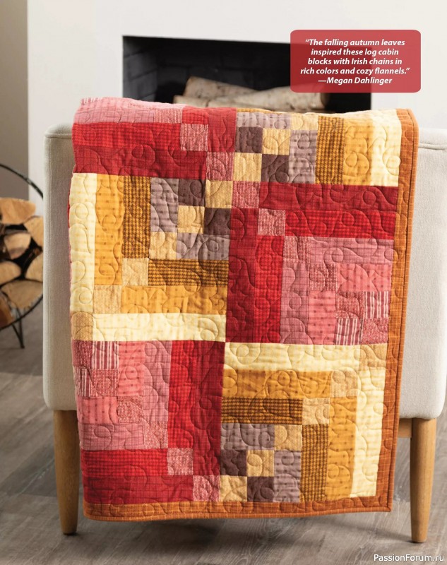 Коллекция проектов для рукодельниц в журнале «Quilter's World - Autumn 2025»
