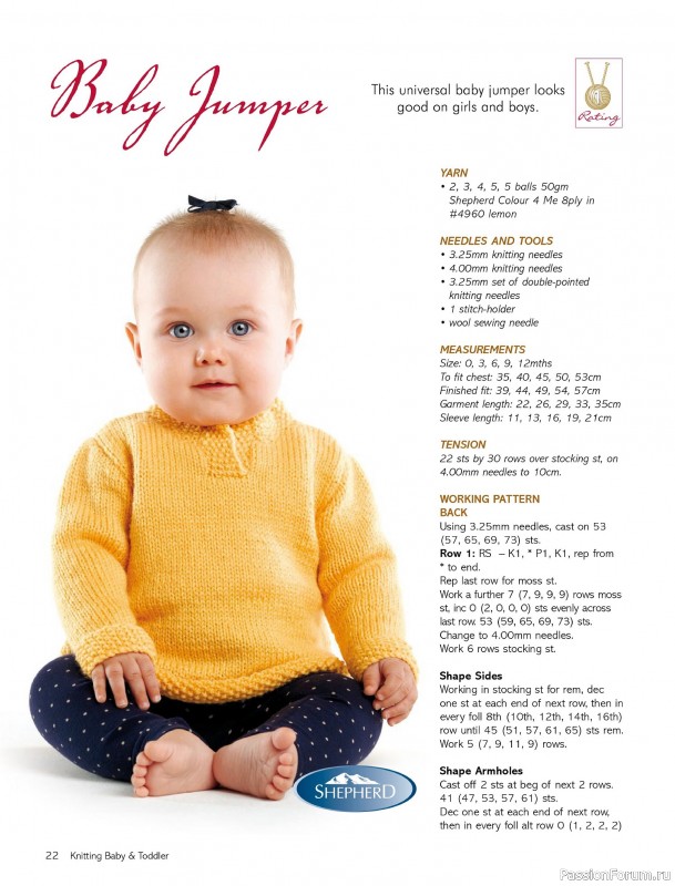 Вязаные модели для детей в журнале «Knitting Baby & Beyond №5 2024»