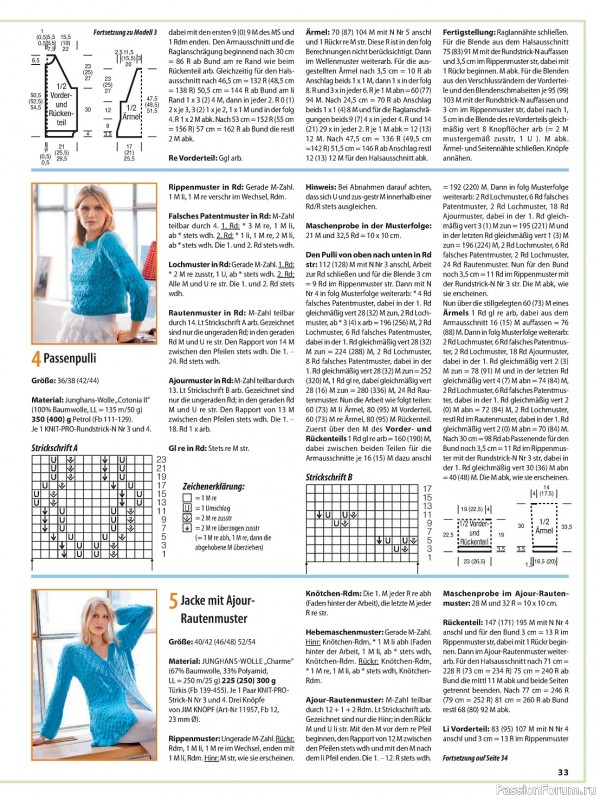 Вязаные модели в журнале «Sabrina №5 2024 Germany»