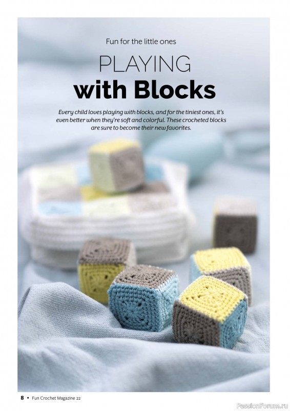 Вязаные проекты крючком в журнале «Fun Crochet Magazine №22 2025»