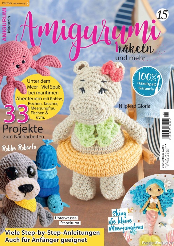 Вязаные проекты в журнале «Amigurumi Magazin №15 2024»