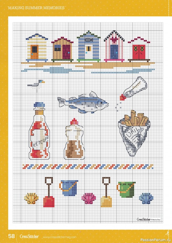 Коллекция вышивки в журнале «CrossStitcher №411 2024»