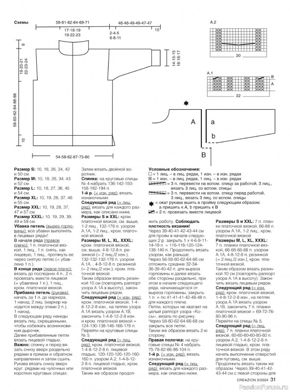 Вязаные модели в журнале «Creazion №3 2024»