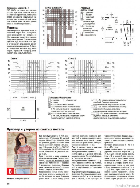 Вязаные модели в журнале «Сабрина №12 2024»