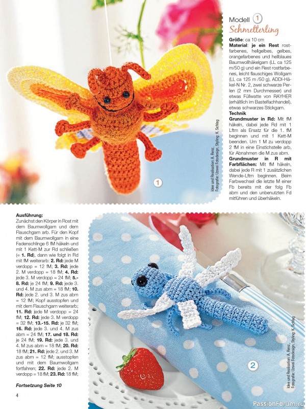 Вязаные проекты крючком в журнале «Freude am Handarbeiten Sonderheft FH176 2025»