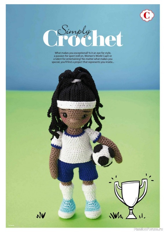 Вязаные проекты крючком в журнале «Simply Crochet №138 2023»