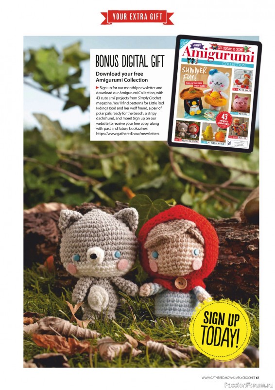 Вязаные проекты крючком в журнале «Simply Crochet №163 2025»