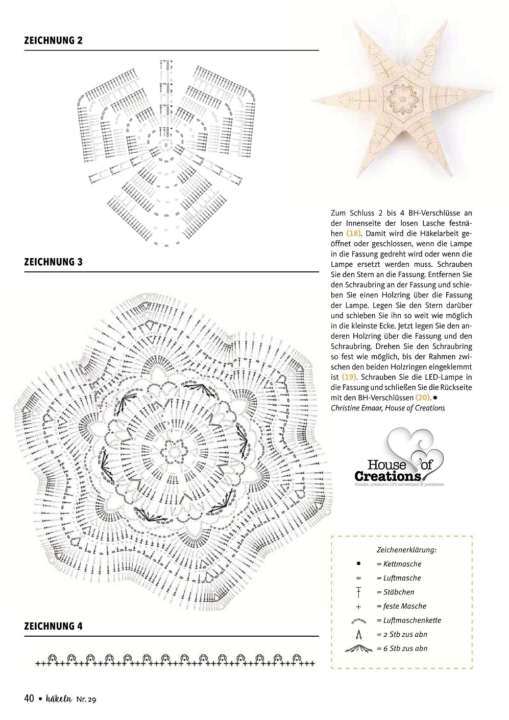 Проекты для вязания крючком в немецком журнале "Hakeln" №29 2021