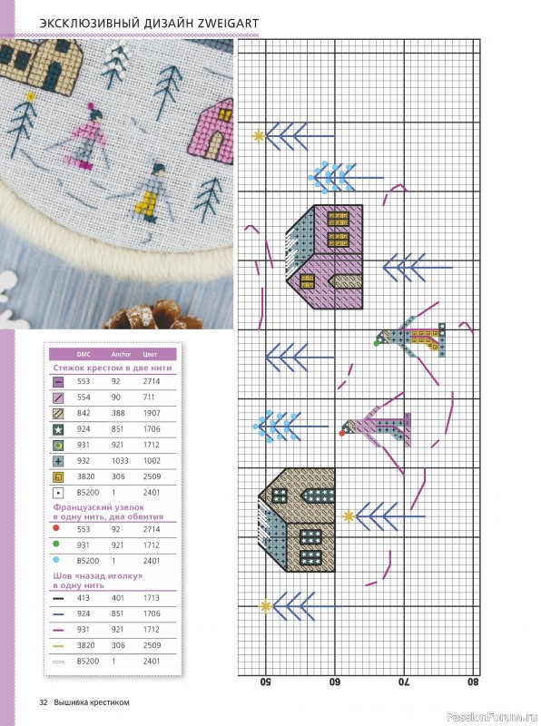 Коллекция вышивки в журнале «Вышивка крестиком №4 2024»