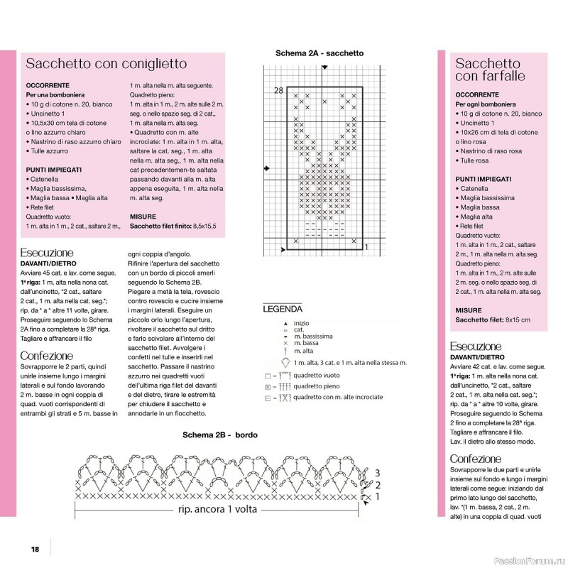 Вязаные проекты крючком в журнале «Uncinetto Manuale Filet №7 2022»