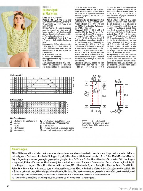 Вязаные проекты в журнале «Meine Strickmode Sonderheft MS144 2024»