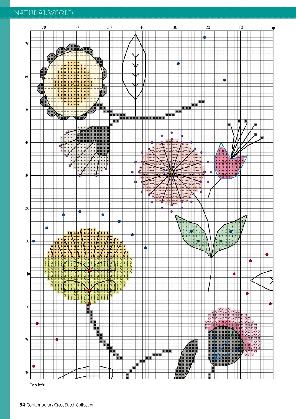 Журнал по вышивке крестом "Contemporary Cross Stitch Collection 2021"