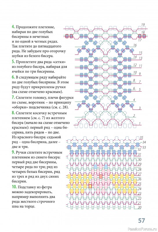 Коллекция проектов по бисероплетению в книге «Фейерверк новогодних идей»