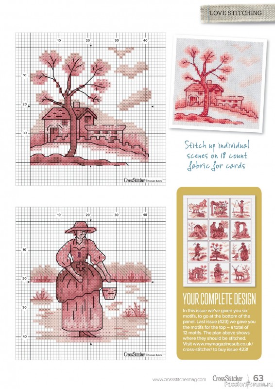 Коллекция вышивки в журнале «CrossStitcher №424 2025»