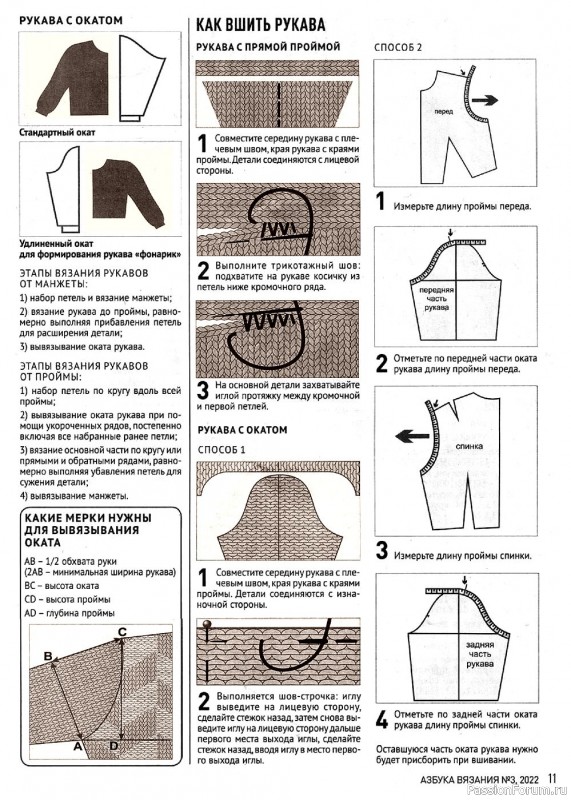 Школа вязания в журнале «Азбука вязания №3 2022»