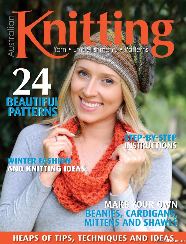 Вязаные модели спицами в журнале «Australian Knitting – Vol.16 №2 2024»