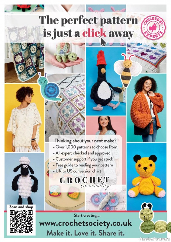Вязаные проекты крючком в журнале «Crochet Now №122 2025»