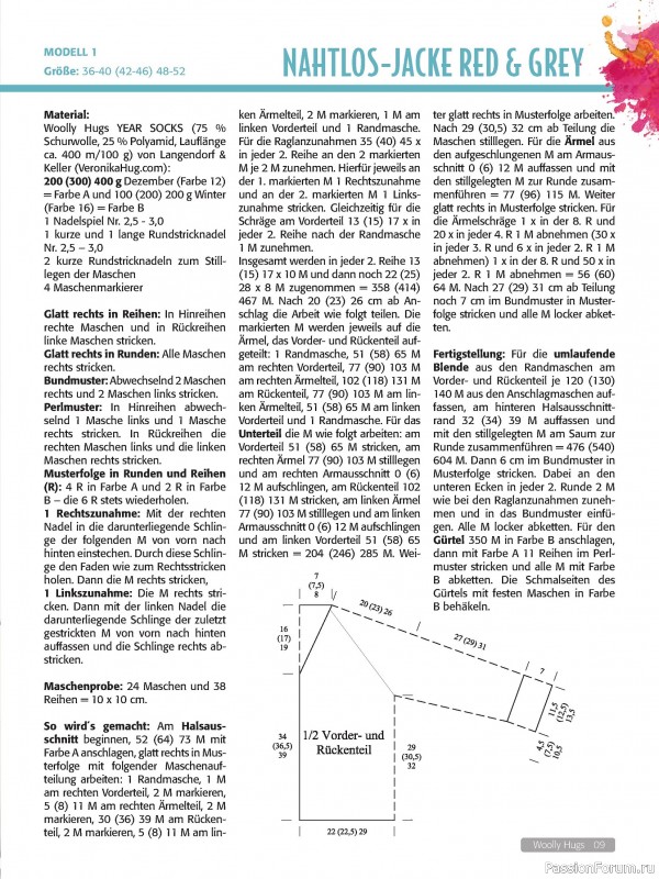 Вязаные проекты в журнале «Woolly Hugs Maschenwelt №5 2024»
