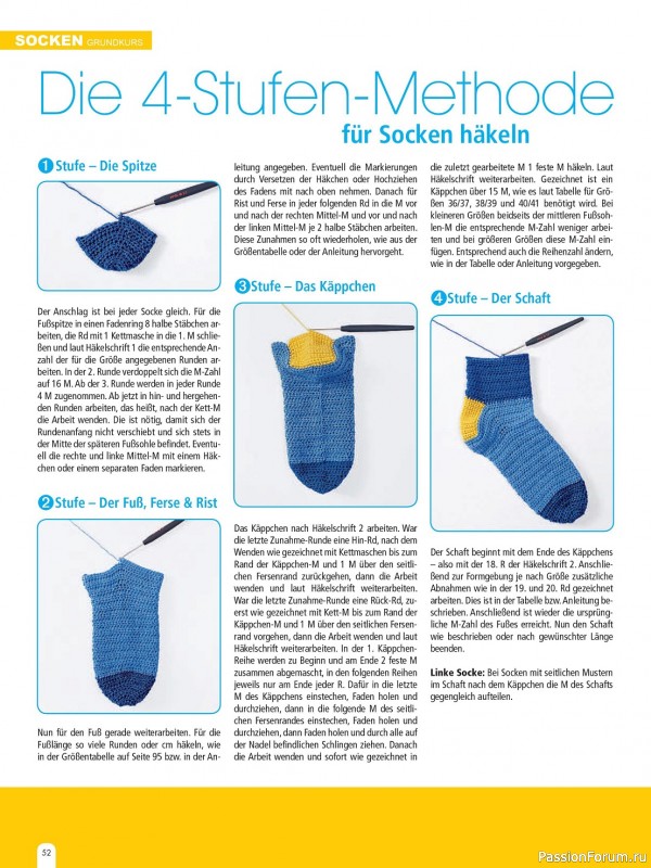 Коллекция моделей носков в журнале «Socken Stricken & Hakeln HU047 2023»