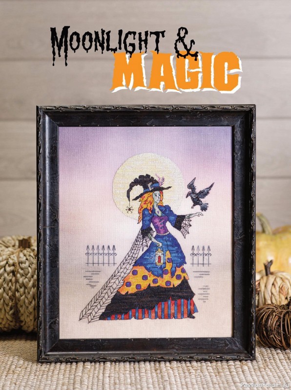 Коллекция вышивки в журнале «Just CrossStitch - Halloween 2022»