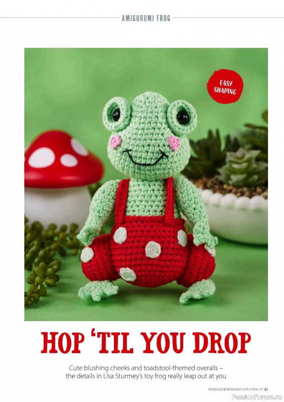 Вязаные проекты крючком в журнале «Simply Crochet №161 2025»