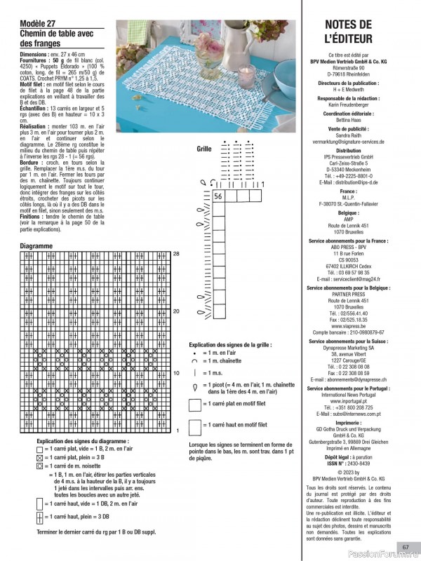 Вязаные проекты крючком в журнале «Le Monde du Crochet №32 2023»