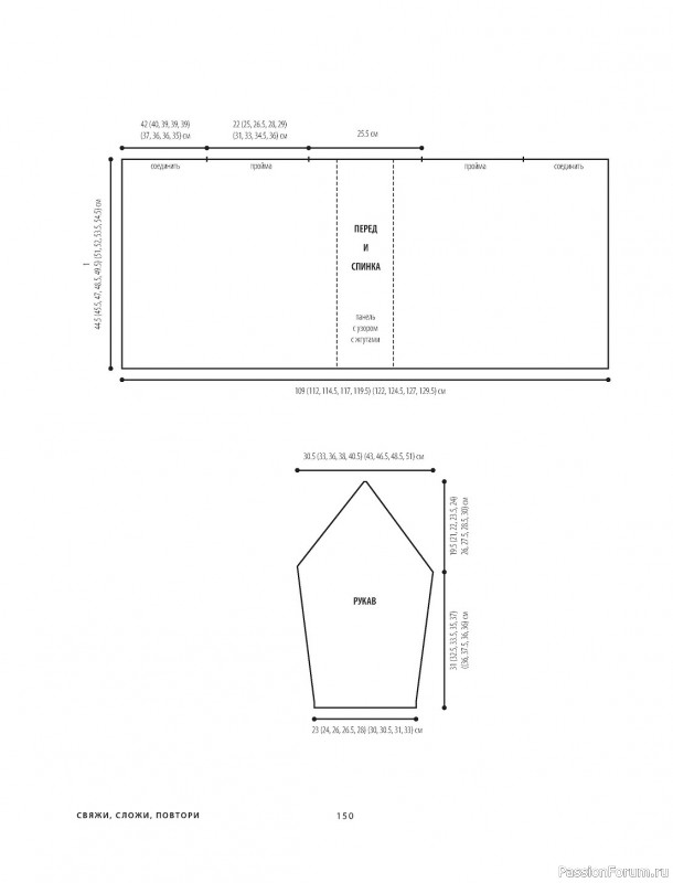 Вязаные проекты в книге «Дизайна и конструирования роскошной вязаной одежды». Продолжение