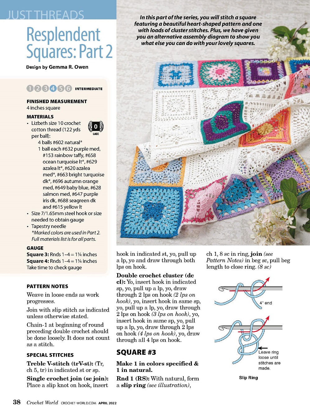 Вязание для всей семьи в журнале «Crochet World – April 2022»